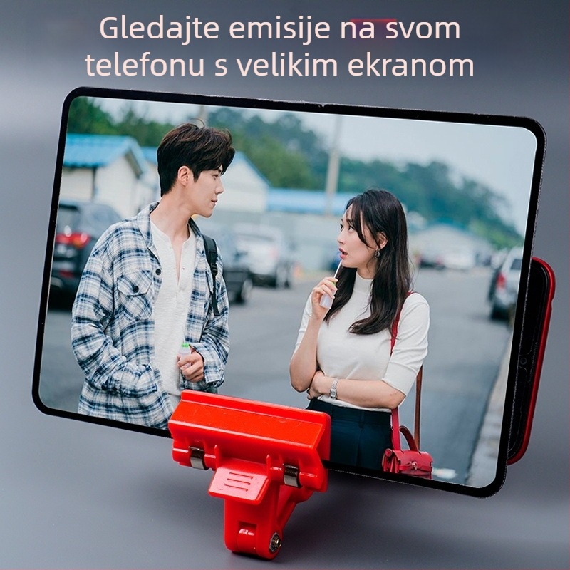 Povećalo za zaslon mobitela s Fresnelovom lećom i univerzalnim klipom – Byster BST-A5J, Podrijetlo: Kina