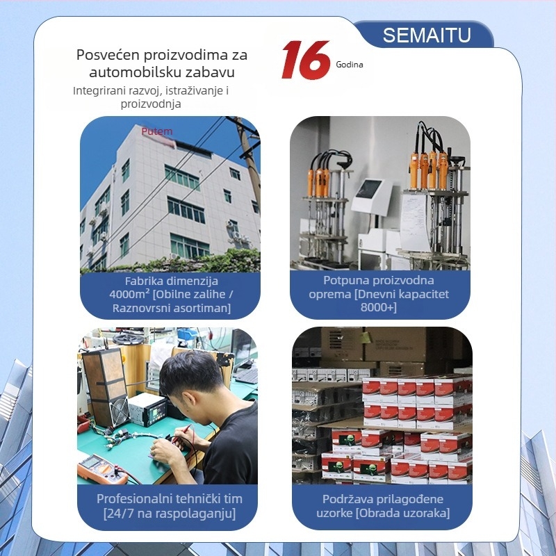 Bežični CarPlay MP5 multimedijski sustav s Bluetoothom | Model TH7255 | 2GB memorije | SD kartica podrška | Prilagodljiva obrada