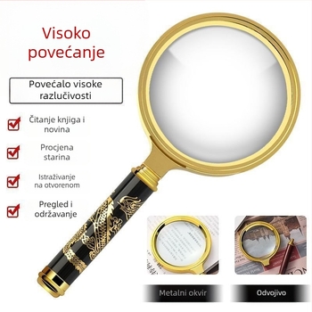 HD povećalo za čitanje, ručno, veliko