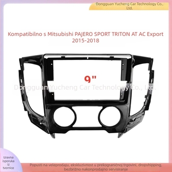 Android navigacijski okvir panel za Mitsubishi TRITON/Pajero – materijal ABS+PC, kompatibilnost s modelima 2015–2018, težina 1 kg