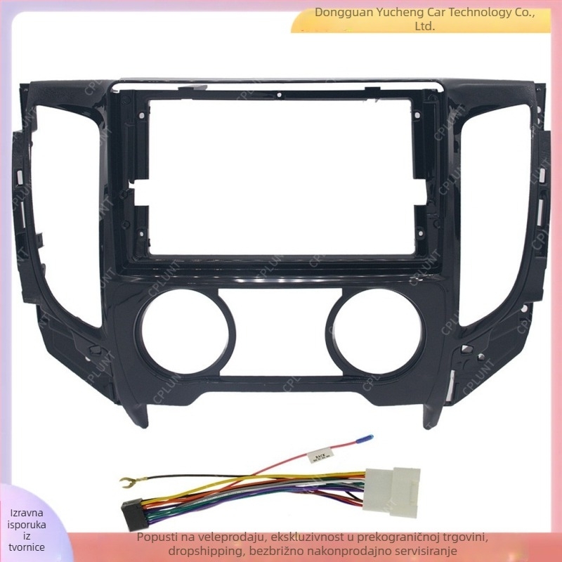 Android navigacijski okvir panel za Mitsubishi TRITON/Pajero – materijal ABS+PC, kompatibilnost s modelima 2015–2018, težina 1 kg
