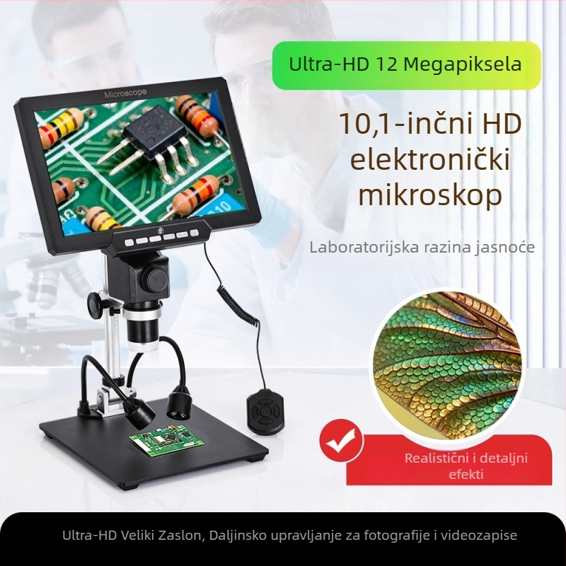 G2000 digitalni mikroskop s HD zaslonom za popravak elektronike, bez brenda