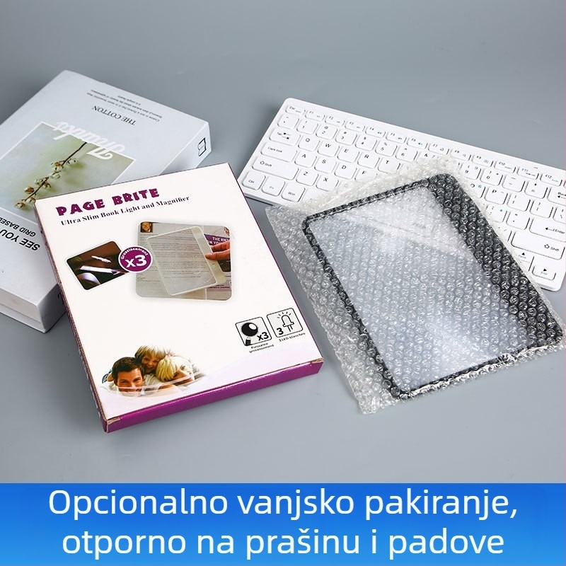 LED povećalo za čitanje – cijela stranica, visoko povećanje, stolno ili ručno, prenosno
