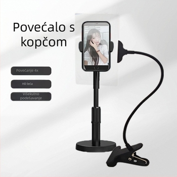 Prenosna lupa za telefon s klipom za streaming uživo, 7–12 inča, HD, autentičan proizvod