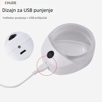 Chuda USB punjiva povečalica s LED HD rasvjetom, model 6010C