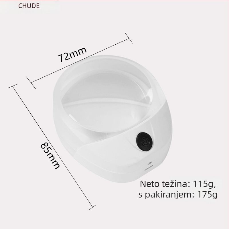 Chuda USB punjiva povečalica s LED HD rasvjetom, model 6010C
