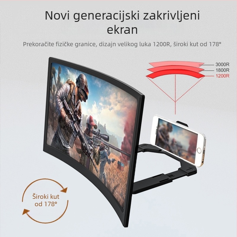Držač pojačivača zaslona za mobitel — Mingchuang Weili, ABS akrilne leće, opći stil, mogućnost prilagodbe
