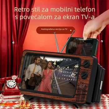 Stalak za telefon s integriranim izvlačnim povećalom zaslona (ABS, akrilne leće, opći stil)