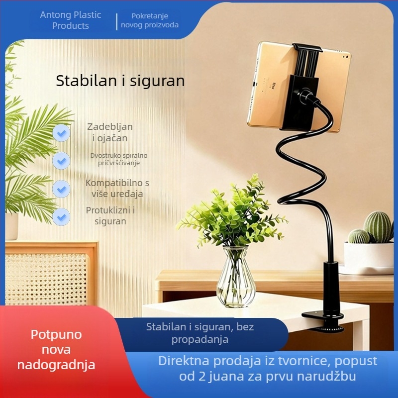 Držač za tablet za noćni ormarić, jednostavan, prilagodljiv i označljiv