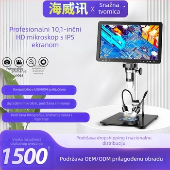 Digitalna lupa za popravke s IPS zaslonom, prijenosna, kamera visoke rezolucije, visoka preciznost za popravke mobilnih telefona