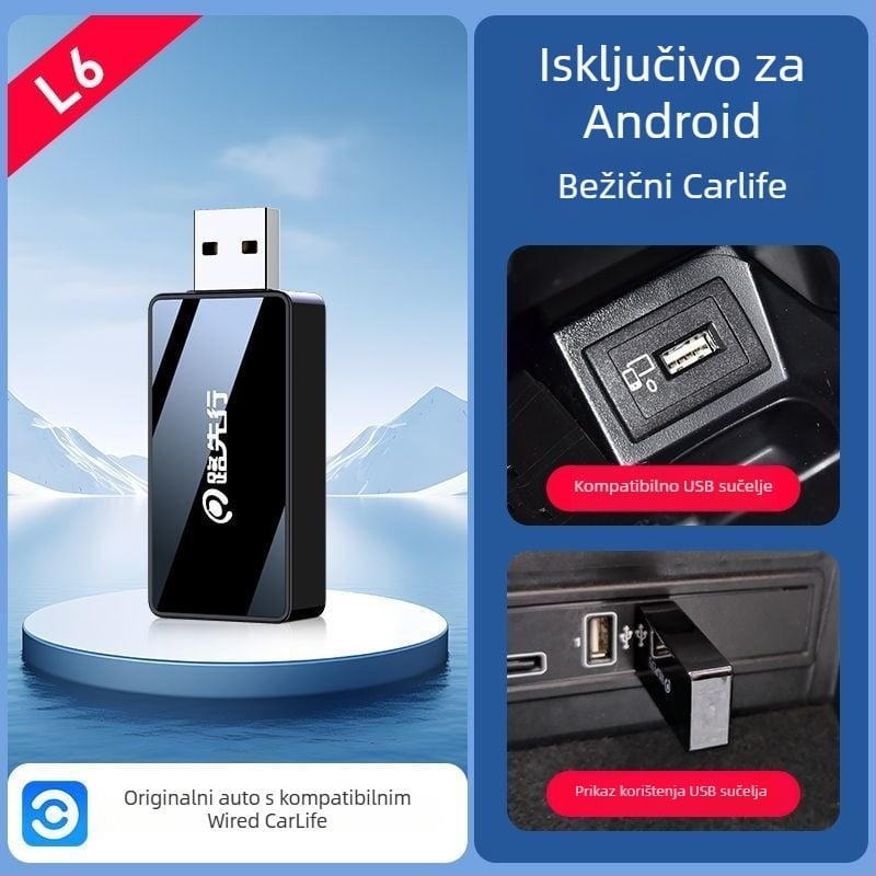 CarLife bežični Android box za automobile Samsung, Oppo, Vivo, Xiaomi