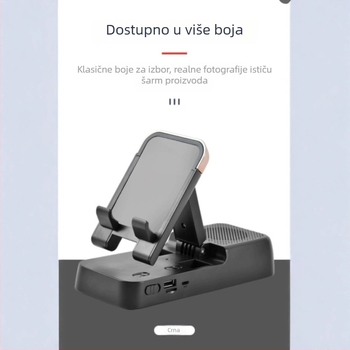 Stalak za snimanje iznad glave s Bluetooth zvučnikom i držačem za telefon – ABS plast