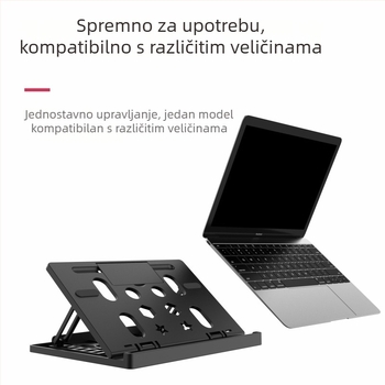 Neutral višenamjenski držač za laptop i tablet s pojačivačem zaslona, sklopivi dizajn, model F88-99, materijal PP, kompatibilan s računalima, tabletima i mobitelima.