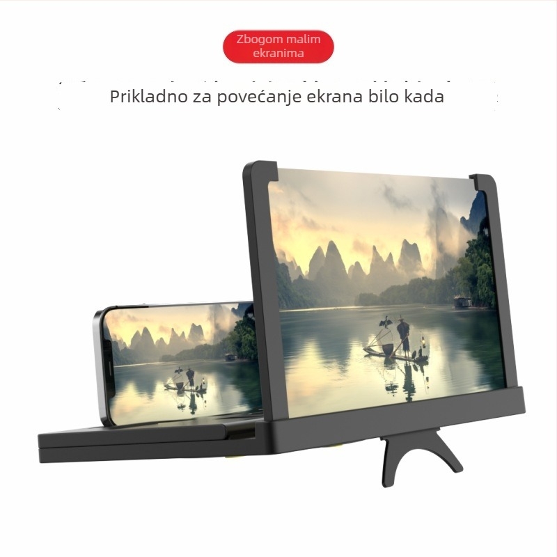 Neutral višenamjenski držač za laptop i tablet s pojačivačem zaslona, sklopivi dizajn, model F88-99, materijal PP, kompatibilan s računalima, tabletima i mobitelima.