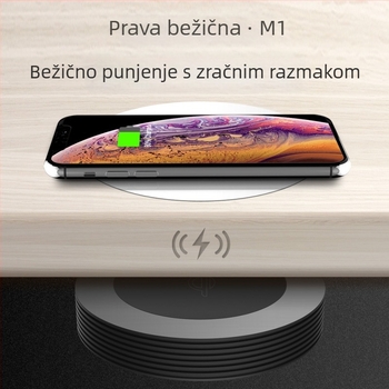 Bežični punjač 10W s ventilatorom za hlađenje, QC3.0 brzo punjenje, ulaz 12V, izlaz 2A
