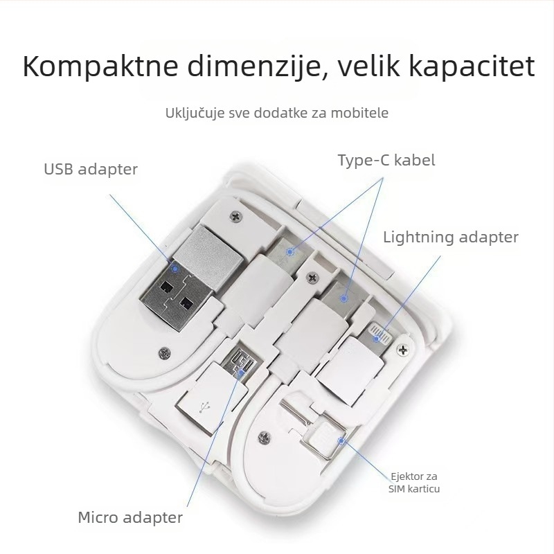 Tro-in-one magnetski bežični punjač s desktop-stalom s trostrukim sklapanjem, 15W max, QC3.0 brzo punjenje, izlaz 1.67A, za iPhone i slušalice