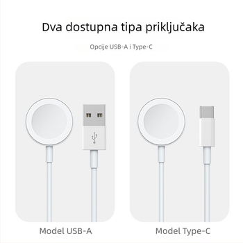 Apple Watch magnetski bežični punjač – izlaz 2,5 W, 0,5 A, izravno punjenje