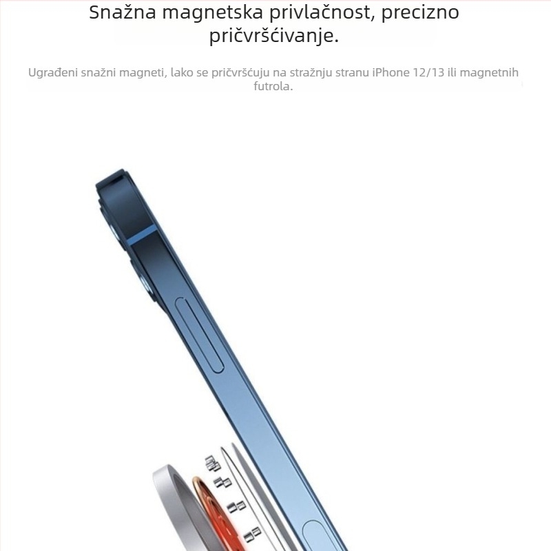 MagSafe bežični punjač 15W s magnetskim brzom punjenjem za iPhone 16/17 Pro Max