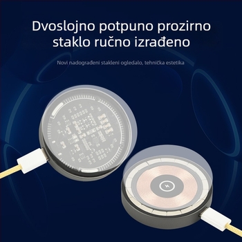 Apple 17 MagSafe bežični punjač – proziran, magnetski, 15W PD brzo punjenje
