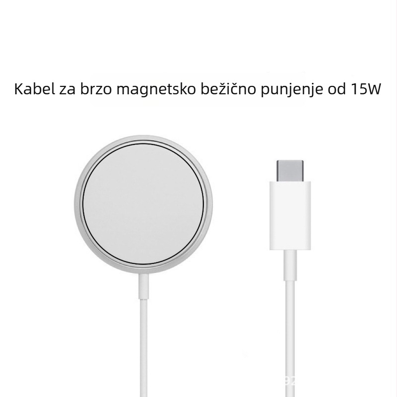 MagSafe bežični punjač za iPhone 12/13, magnetsko punjenje, 15W, 2A, QC3.0, mogućnost prilagodbe