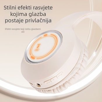 M3 Bluetooth gaming slušalice s dišućim LED osvjetljenjem, bežično/žično, bilateralni stereo, Bluetooth 5.3, domet 10 m