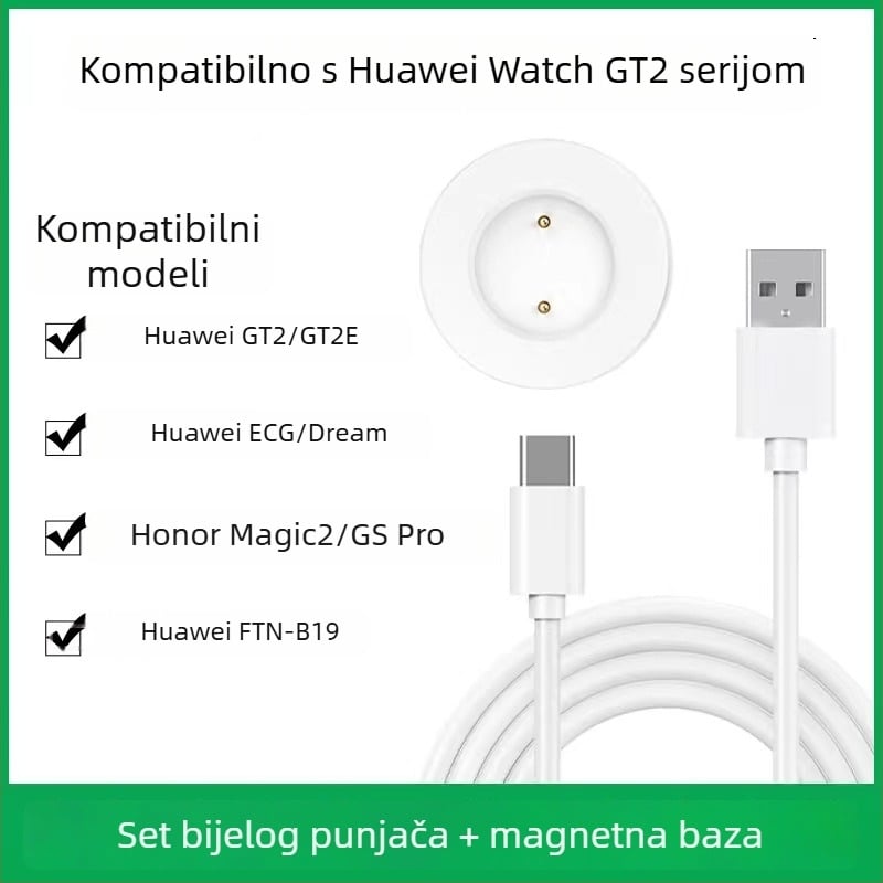 Bežični punjač za Huawei Watch GT2 s magnetskim PD – 5W, 1A izlaz, brzo punjenje