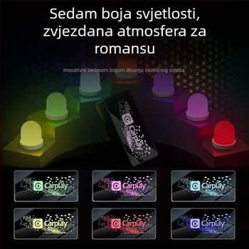 CarPlay adapter C8, četverojezgreni procesor, 1 GB RAM, USB sučelje, za izvorno kabelsko-bežični CarPlay spoj