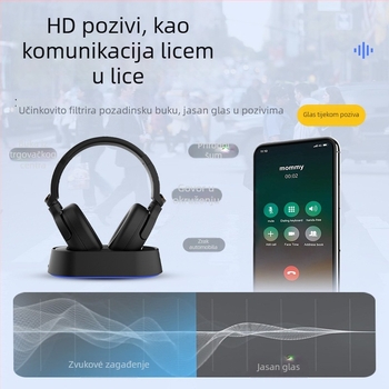 Bežične TV slušalice s USB audio, 20 Hz–20 kHz, 32 Ω, ugrađeni mikrofon