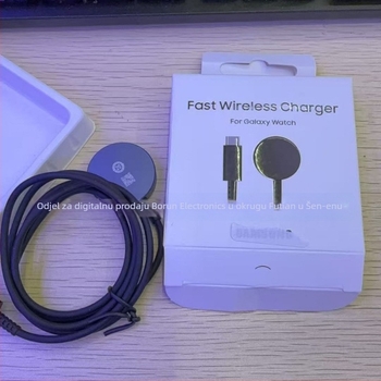 Metalni bežični punjač za Samsung Watch – magnetsko punjenje, 15W, QC4.0 brzo punjenje, kompatibilno s Galaxy Watch 3/4/Watch5 Pro