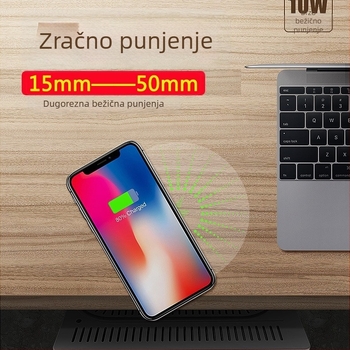 HOT SMART Bežični Punjač, Ugrađeni Dizajn, 15W Brzo Punjenje