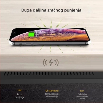 HOT SMART Bežični Punjač, Ugrađeni Dizajn, 15W Brzo Punjenje