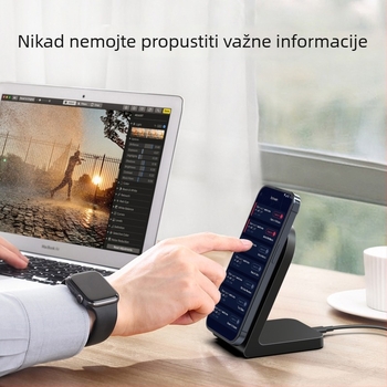 Uspravni bežični punjač Qi 2.2, 25W, Serija 16/17, Magnetsko punjenje, Izlazna struja 1.67 A