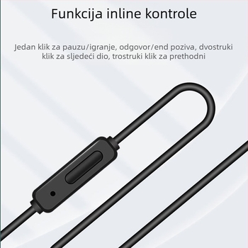 3,5 mm audio kabel za gaming slušalice, pozlaćeni konektori, OFC bakreni vodiči, jezgro od golog bakra, težina 0.023