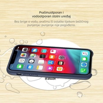 Bežični punjač za mobitel, 10W brzo punjenje, ulaz 9V, FCC-kompatibilan, maksimalna izlazna snaga 12W