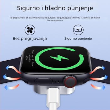 5W bežični punjač za Apple Watch – magnetska baza, 2-u-1 punjač, PD protokol