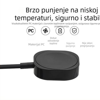 5W bežični punjač za Apple Watch – magnetska baza, 2-u-1 punjač, PD protokol