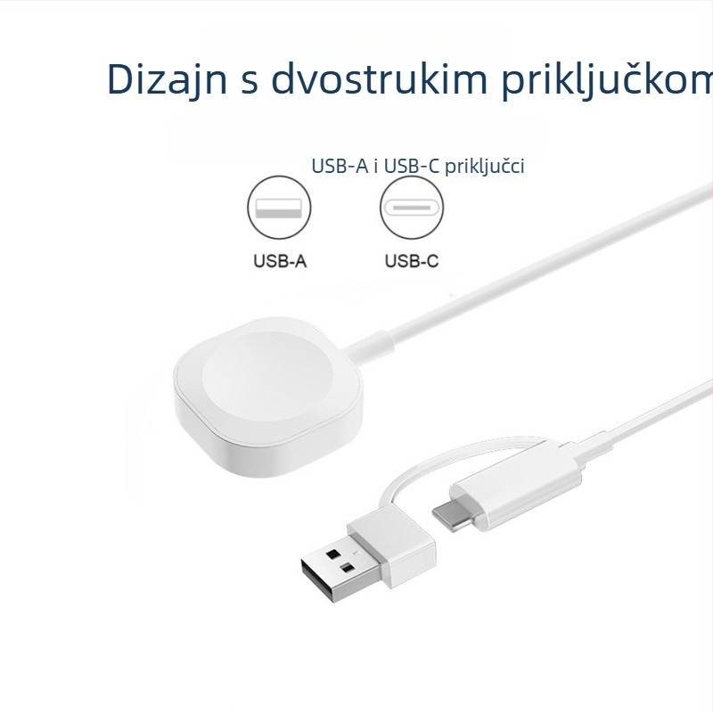 5W bežični punjač za Apple Watch – magnetska baza, 2-u-1 punjač, PD protokol