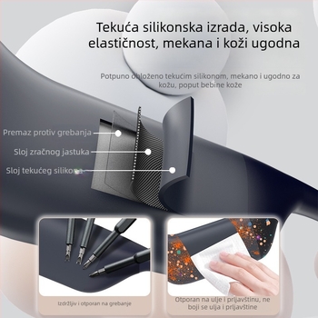 Bluetooth slušalice s koštanom vodljivošću, udica za uho, bežične, vodootporne IPX8, udobne za nošenje izvan uha, stereo, Bluetooth 5.4, domet 10 m, trajanje baterije 4–8 h