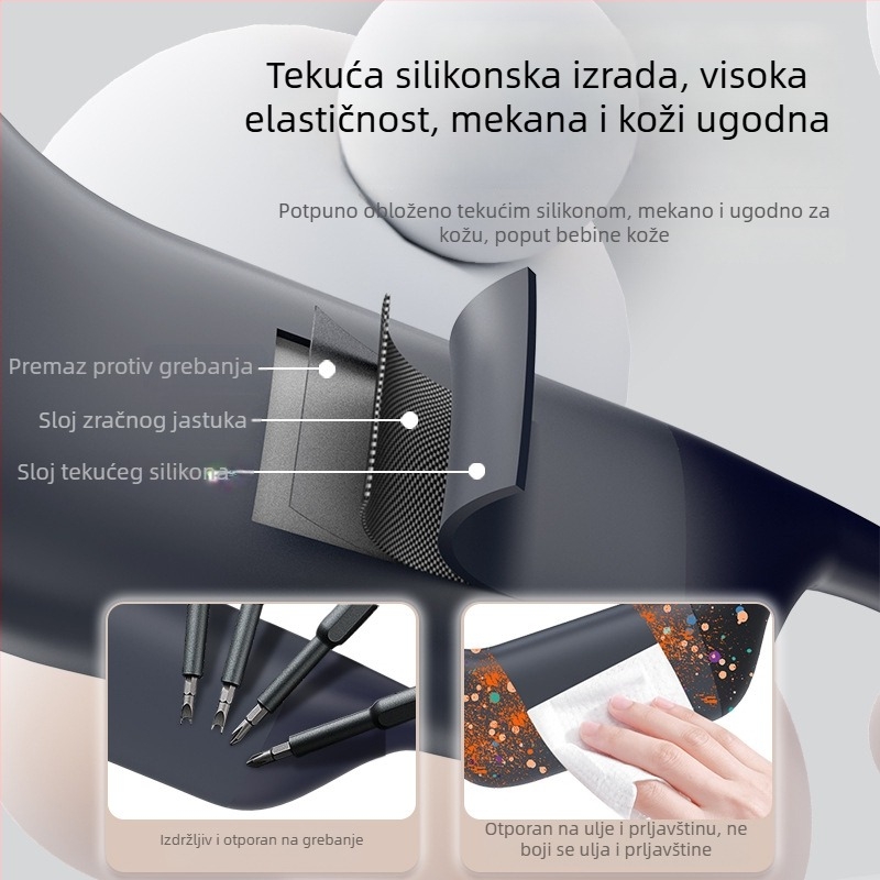 Bluetooth slušalice s koštanom vodljivošću, udica za uho, bežične, vodootporne IPX8, udobne za nošenje izvan uha, stereo, Bluetooth 5.4, domet 10 m, trajanje baterije 4–8 h