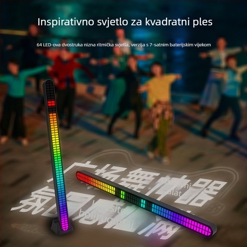 Nova RGB unutarnja LED rasvjeta automobila s glasovnim upravljanjem i ugrađenim zvučnikom