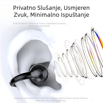 Slušalice s kostnom vodljivosti, 32 GB memorije, duga trajnost baterije, Bluetooth 6.0, stereo zvuk, za nošenje na glavi