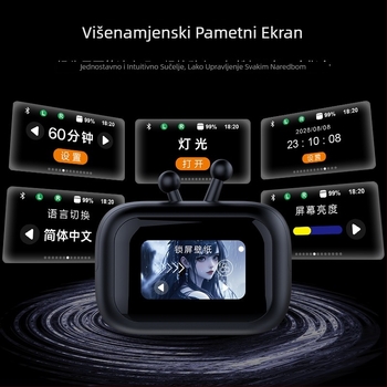 Slušalice s kostnom vodljivosti, 32 GB memorije, duga trajnost baterije, Bluetooth 6.0, stereo zvuk, za nošenje na glavi