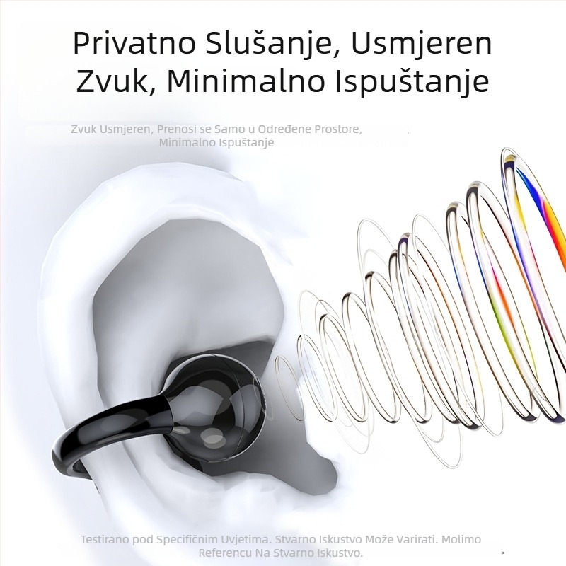 Slušalice s kostnom vodljivosti, 32 GB memorije, duga trajnost baterije, Bluetooth 6.0, stereo zvuk, za nošenje na glavi