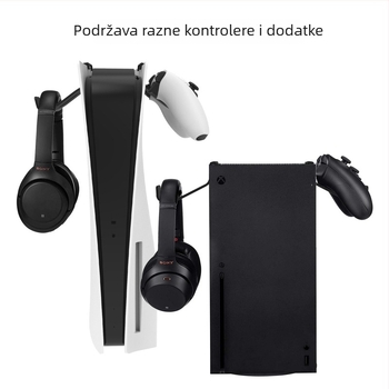 PS5/XSX držač za pohranu slušalica i dodatne opreme – ABS, 2 komada