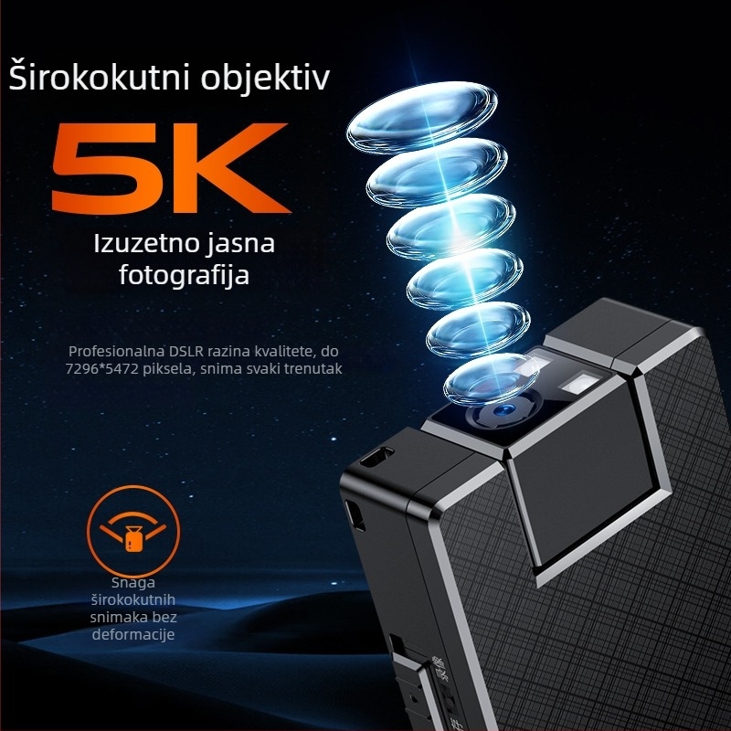 Sve-u-jednom olovka kamera s ekranom, 1080p HD infracrveno noćno videnje, okretni objektiv, model A52