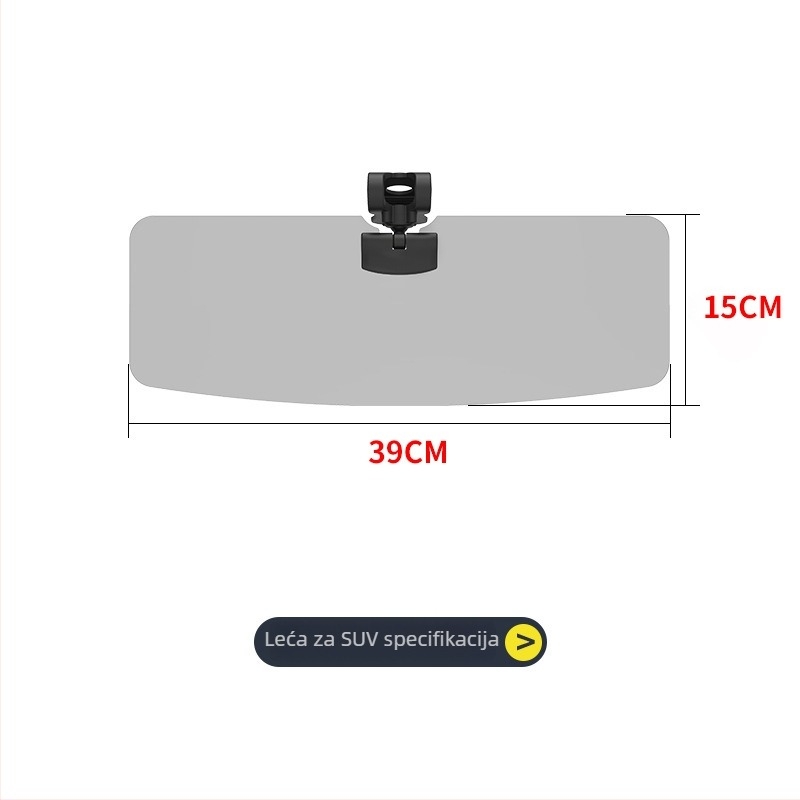 Handsome Bette PVC sun visor za vozača – ugradnja karticom, ispis logotipa, licencirana privatna oznaka, prednji dio, posebni automobili