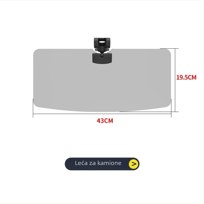 Handsome Bette PVC sun visor za vozača – ugradnja karticom, ispis logotipa, licencirana privatna oznaka, prednji dio, posebni automobili