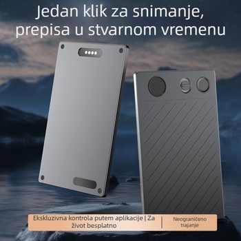 Kartica za snimanje s AI prijevodom u stvarnom vremenu — Model SHP60, snimanje jednim pritiskom, MP3 format, 50 sati snimanja