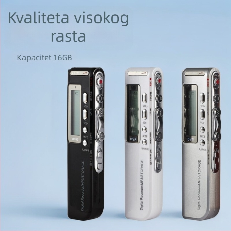 Digitalni diktafon M80, MP3/WAV formati, vrijeme snimanja 99999, USB 2.0 sučelje, otisnuti logo