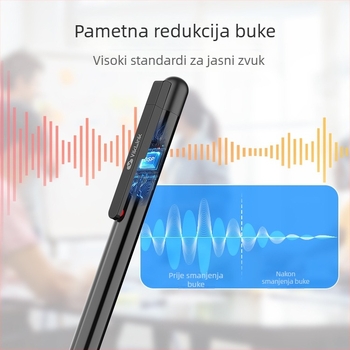 VK VR100 Profesionalno HD zapisno pero s Type-C sučeljem, ugrađeni trodirekcijski mikrofon, 16 sati snimanja, MP3/WMA/WAV formati, kućište od aluminijske legure